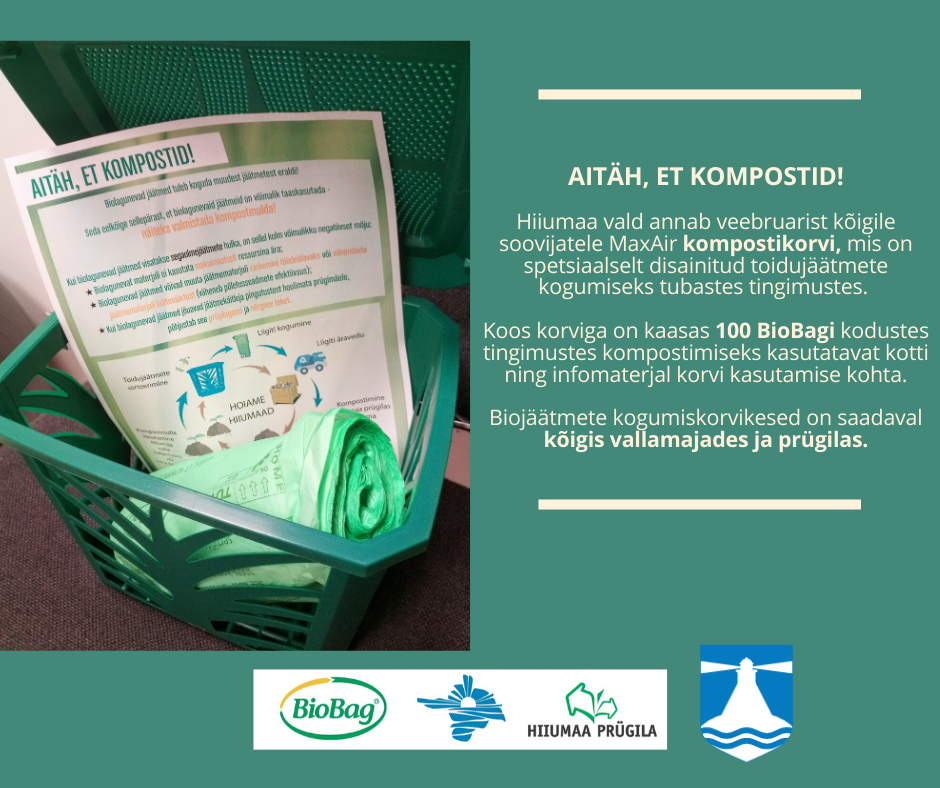 aitäh et kompostid biobag