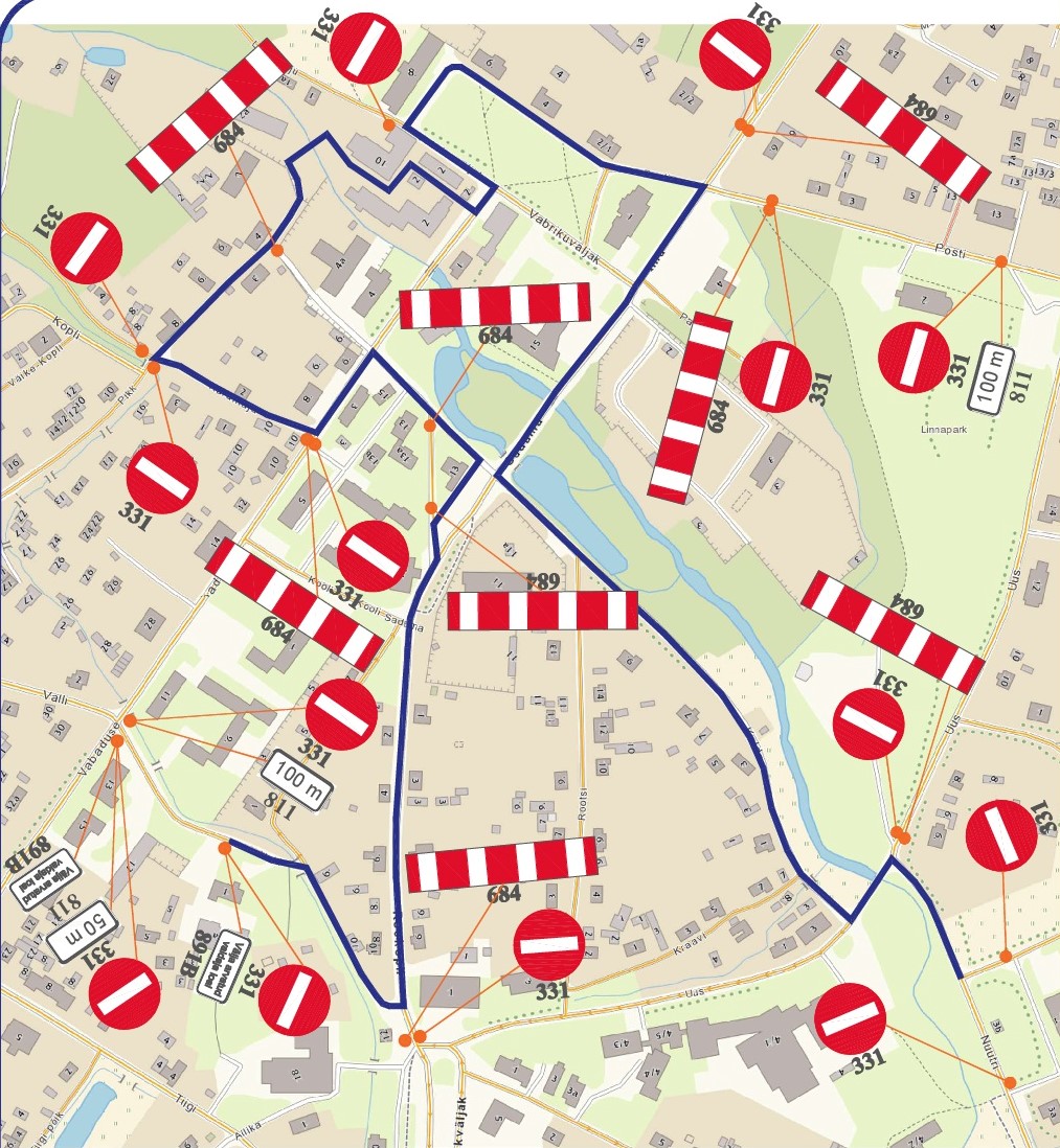 Kärdla liikluspiirangud 9. nov